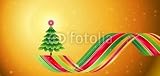 Wallmonkeys Peel and Stick Wall Decals - Christmas Tree - 18W x 9H Removable Graphic