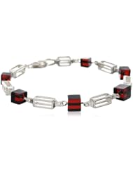 Sterling Silver Cherry Amber Modern Bracelet