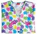 Cherokee Uniforms Color Of Love Blues Clues Mock Wrap Scrub Top