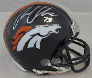 Ryan Clady Autographed Denver Broncos Mini Helmet