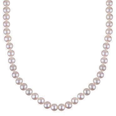 Honora 8-8.5mm White Freshwater Pearl Necklace
