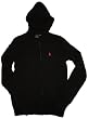 Women's Ralph Lauren Sport Hooded Sweat Jacket Hoodie Black Size Medium
