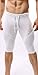 Surenow Men's Front Tie Sports Pants Workout Pants Bike Pants Jammers Elastic waist Stretch for ease of movemen Professional design for bicycle sports Comfortable Flexible and Tight fitting