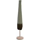 Classic Accessories Villa 55-023-013801-EC Patio Umbrella Cover, Birch with Walnut Accent (Discontinued by Manufacturer)