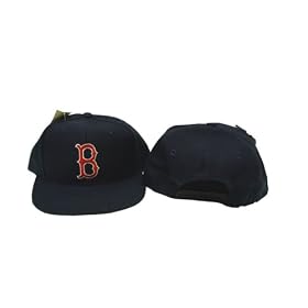 Boston Red Sox MLB Navy with Green under Bill Adjustable Youth Hat / Cap