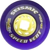 Seismic Speed Vent 85mm 79a Clear Purple Skateboard Wheels (Set Of 4)