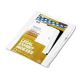 90000 Series Legal Exhibit Index Dividers, 1/10 Cut Tab, Exhibit M, 25/Pack