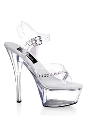 IF52 Women's Shoes Clear Platform Rhinestone Clear Stiletto Heel Sandals-in High Heels from 