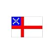 Episcopal Flag 3ft x 5ft Nylon with Indoor Pole Hem and Fringe