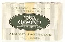 Four Elements - Almond Sage Scrub - Bar Soaps 4 oz