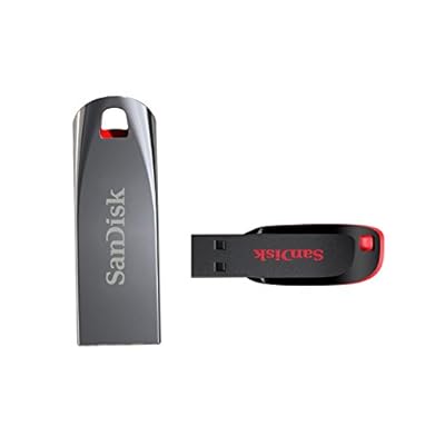 Sandisk 8gb Cruzer Force Metal Pendrive And 8gb Cruzer Blade Pendrive Combo of 2pcs - Only from M.P.Enterprises