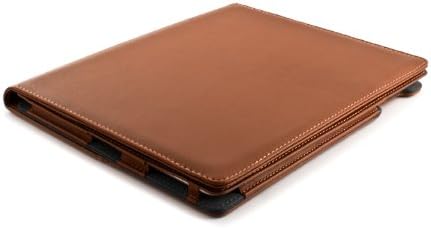 Brunswick England iPad 2 / iPad 3 / ipad 4 cover case Genuine brown leather cover protective original leather cover for ipad 4 2014 latest leather case for ipad 4 luxury leather cover case branded cover for ipad - Brown + Free Engraving