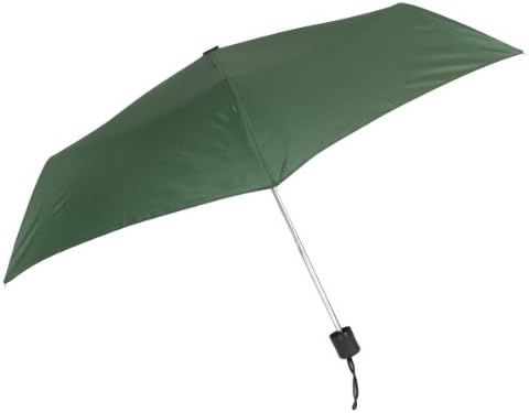 Mini Compact Manual Nova Umbrella by Leighton Umbrellas,One Size,Hunter