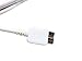 Two (2) Pack White 5 Foot Micro USB 3.0 Data Charging Cables for Samsung Galaxy S5 / Note 3