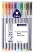 10 COLOR TRIPLUS FINELINER SET