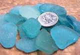 Sea Glass Aqua Blue 1 Pound Mesh Bag Great for Seaglass Mosaics