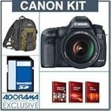 Canon EOS-5D Mark III Digital SLR Camera/ Lens Kit with Canon EF 24-105L IS Lens- Includes; SanDisk 32GB ExtremePRO SDHC Memory Card, Canon Deluxe Photo Backpack 200EG - Red Giant Adorama Production Bundle for PC/Mac a $599.00 Retail Value - Please Note this deal is sold out