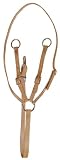 TORY LEATHER Leather Training Fork Martingale with Nickel Hardware - Harness Leather - Horse