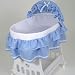 Portable Bassinet with Toy Box Base - Blue