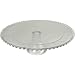 Hobnail Glass rim large pedestal cake plate