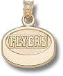 Philadelphia "Flyers" Puck 7/16" Charm/Pendant -14K/10K, Stainless Steel or Gold Plated