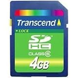  : Transcend TS4GSDHC6 4GB SDHC card (SD 2.0 SPD Class 6)