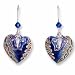 Clearly Charming Horse Lovers Sterling Silver and Enamel Earrings