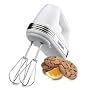 Cuisinart HM-50 Power Advantage 5-Speed Hand Mixer, Stainless and White