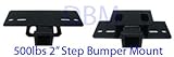 5000lbs 2'' Step Bumper Hitch Mount Receiver