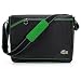 Lacoste Special Edition Apple Messenger Bag - Black/Lacoste Green