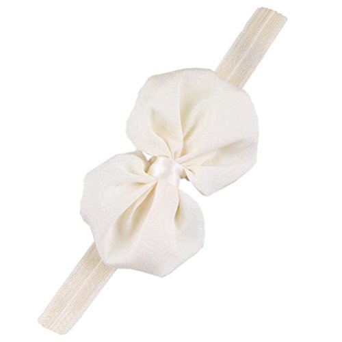 928 New baby headbands ivory 165 Chiffon Bow); Baby Headbands with Flowers (Purple, White, Pink, Ivory   