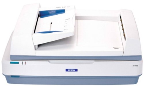 Epson Scanner Auflichtscanner A3 Farbdokumentenscanner GT-20000NPro (Software Bundle) Weiß/Blau