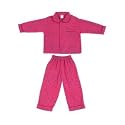 Adult Pajamas in Pink with Purple Moons and Stars
