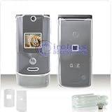 TRANSPARENT CLEAR SNAP-ON COVER HARD CASE PROTECTOR for MOTOROLA W490 / W510 / W5