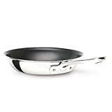Emeril by All-Clad E9880264 PRO-CLAD Tri-Ply Stainless Steel with Nonstick Interior 8-Inch Fry Pan / Saute Pan Cookware, Silver