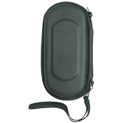 Sony PSP Accessories, Black Hard Case Bag Pouch Cover for Sony PSP 3000 with Car Charger and Home Ac Travel Charger