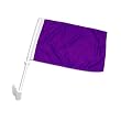 Solid Purple Car Flag