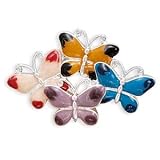 Multicolor Enamel Butterfly Pin