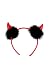 Hen Night Party Red Devil Horns With Fur