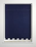 Navy / Dark Blue - Plain Castle / Turret Edge Roller Blind / Blinds - 180x160cm
