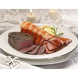Maine Lobster Turf and Tails - Maine Lobster Turf and Tails with Filet Mignon 8 to 10 oz...