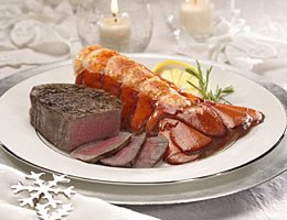 Maine Lobster Turf and Tails - Maine Lobster Turf and Tails w NY Strip Steak 4 oz Tails by Gorton