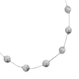 Southwest Spirit White Howlite Beads Liquid Silver Necklace