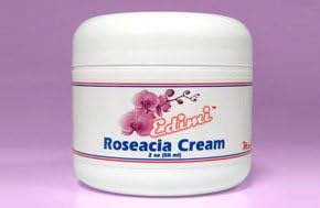 Edimi Roseacia Cream with Aloe Vera, Evening Primrose Oil, Kelp, Dandelion, Parsley, Spinach and Broccoli (2 ounces) (all natural, fragrance free)