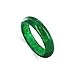Green Jade Color Lovely Band Gemstone Ring