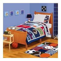 American Kids All Stars Twin Comforter + Twin Sheetset