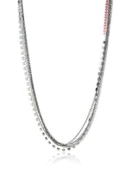 Betsey Johnson "Iconic Jet Setters" Heart Y-Shaped Necklace, 28"