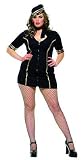 Miss Layover Sexy Women's Costume Adult Halloween Outfit - Size 1X/2X, Dress Size 16-20