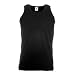 Fruit of the Loom Athletic Vest, Black, L