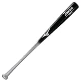 Mizuno MZB62 Bamboo Black and Silver Wood Baseball Bat
